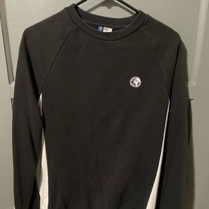 Brand: H&M Sweater, Size: Small, Color: Black and White